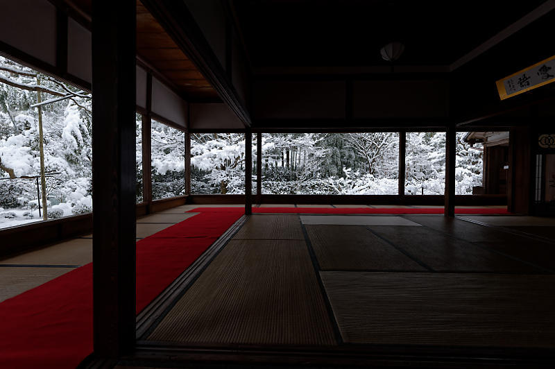 京都の雪景色2018＠大原　宝泉院_f0032011_22435622.jpg