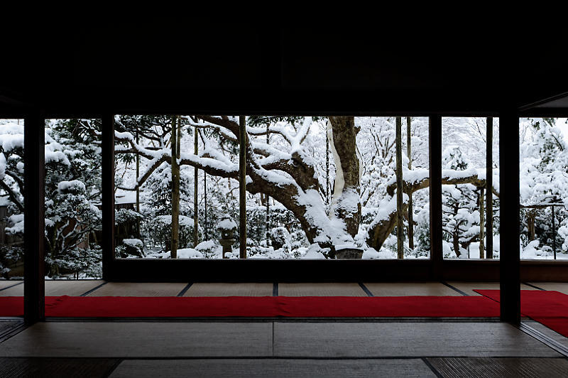 京都の雪景色2018＠大原　宝泉院_f0032011_22525873.jpg