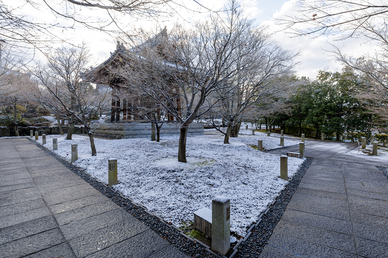 雪の京都2018　智積院の雪景色_f0155048_22443662.jpg