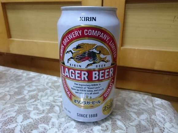 1/20 キリンラガービール + ペヤング 夜のペヤング夜食ver. ピリ辛ソース味マカ入り_b0042308_12250452.jpg