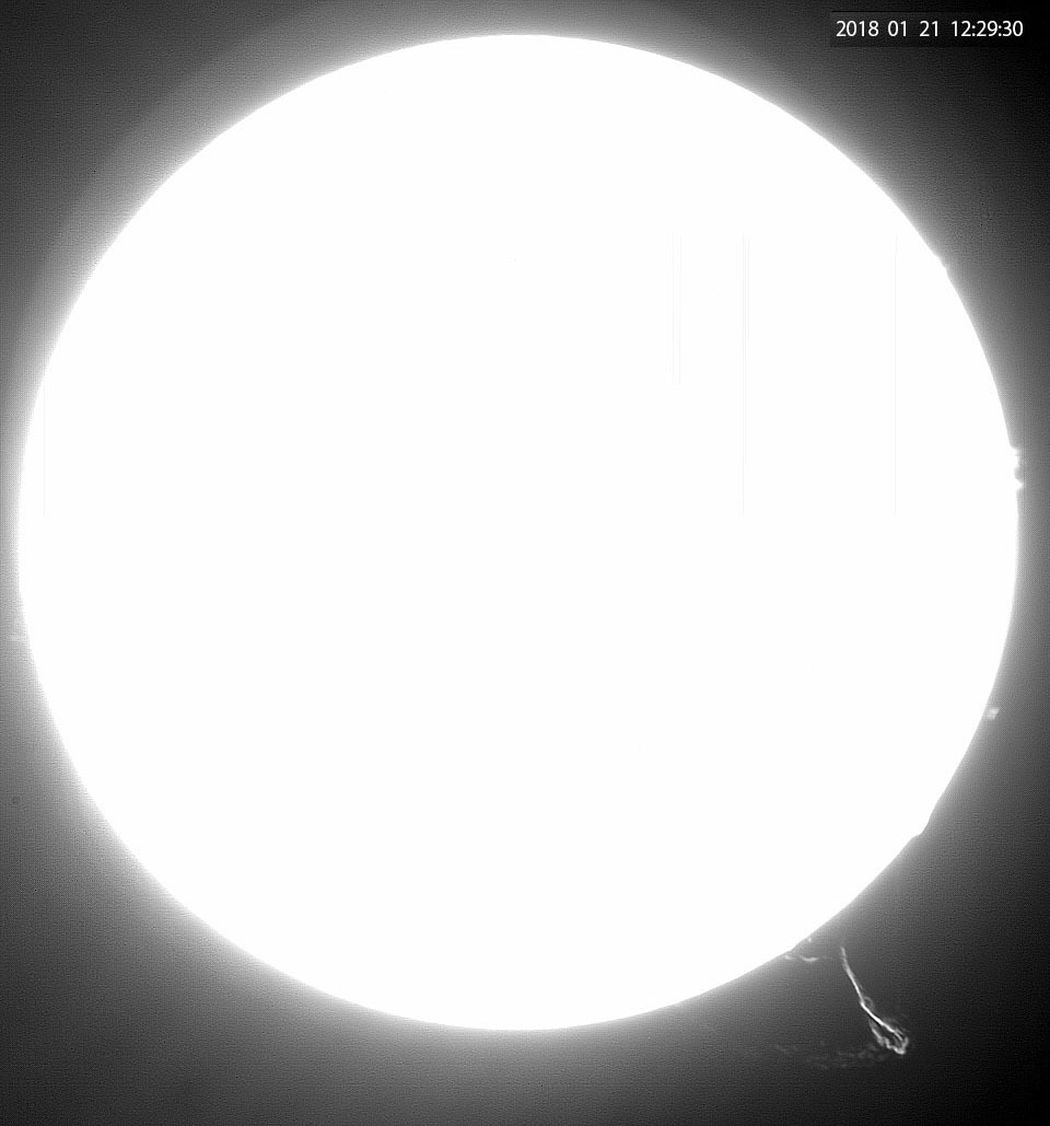 1月21日の太陽　大プロミネンス出現！_e0174091_14340787.jpg