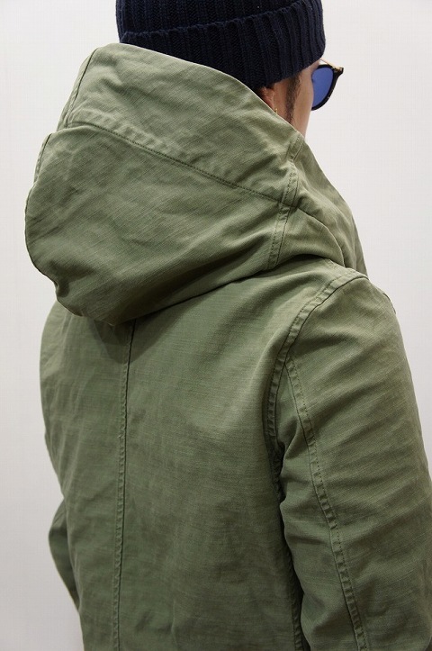 大人気アイテムのミリタリーバージョン！【junhashimoto】【ジュンハシモト】1011810005 MILITARY WRAP M-51 [KHAKI]☆そして、タコと餅。_b0108653_20311435.jpg