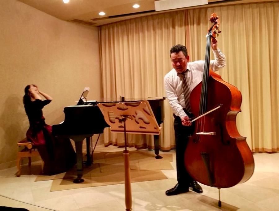 Ein Kontrabaß spielt selten allein am 20.10.17 in Tokio_c0180686_19270269.jpg