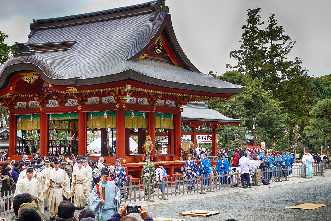 鶴岡八幡宮の除魔神事 エーデルワイスphoto