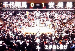 安美錦　休場後再出場　＠初場所10日目_b0044404_20142383.jpg