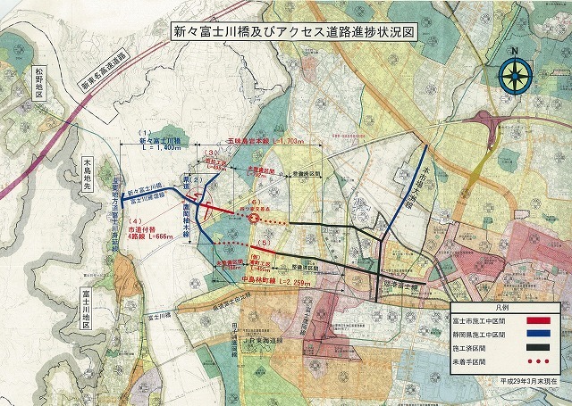 平成30年代中頃の完成を目指し工事が進む「新々富士川橋」 議会の建設水道委員会で現場視察_f0141310_08240212.jpg