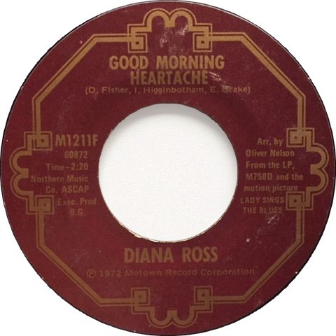 Diana Ross ‎– Good Morning Heartache / God Bless The Child_c0212161_12190766.jpg