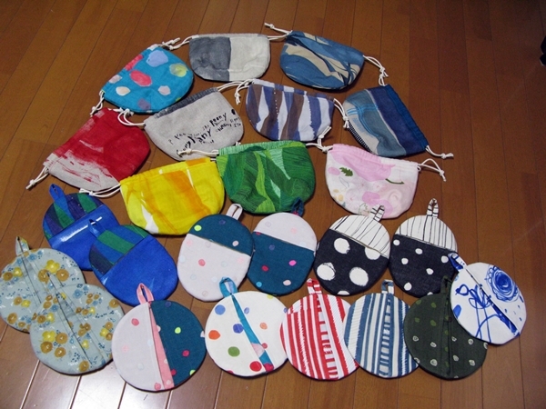 しじみ巾着 量産中 その2_f0129726_21032243.jpg