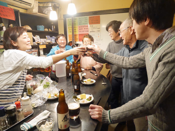サンクトガーレンの「感謝」でキコリスチームの新年会1・17_c0014967_1712533.jpg