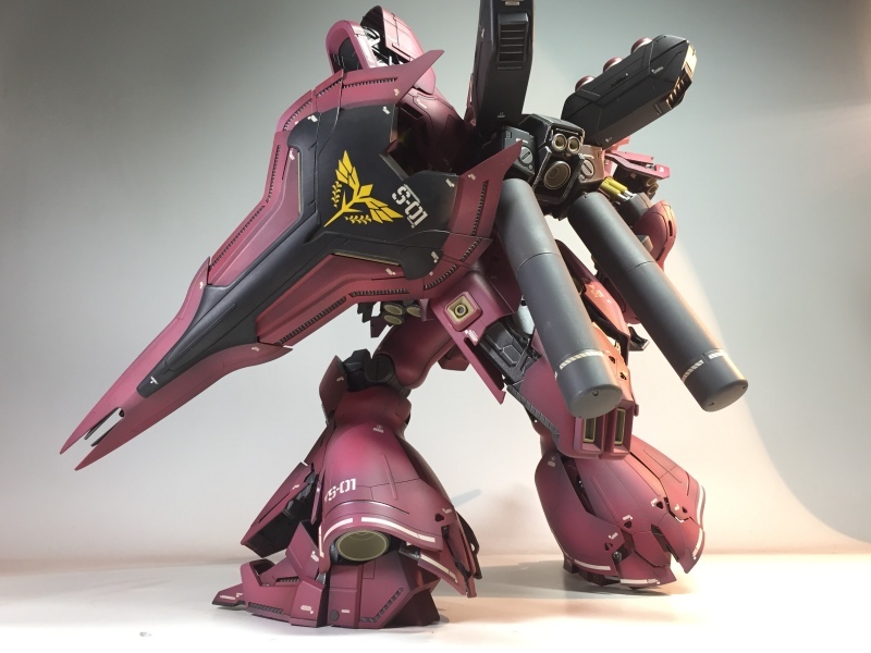 MG 1/100 MSN-04 サザビー Ver.Ka 戦場風 塗装完成品】 : K MG 1/100 MSN-04 サザビー Ver.Ka 戦場風 塗装完成品】 : K