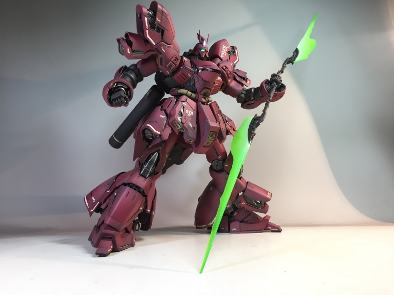 MG 1/100 MSN-04 サザビー Ver.Ka 戦場風 塗装完成品】 : K MG 1/100 MSN-04 サザビー Ver.Ka 戦場風 塗装完成品】 : K