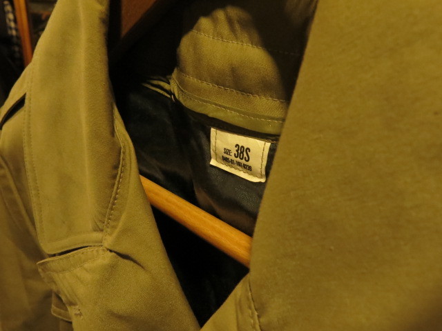 \"1970~80’S DEAD STOCK USMC TRENCH COAT\"ってこんなこと。_c0140560_17061403.jpg