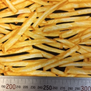 クッキー・ビスケット柄、フライドポテト柄の布 20180128 00005-6_d0156706_18462558.jpg