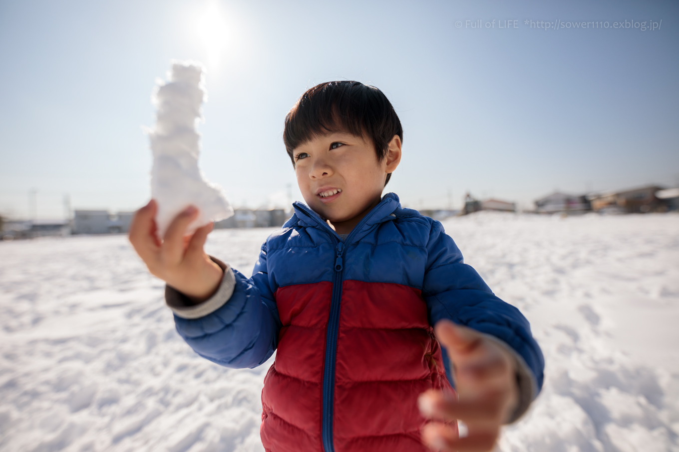 雪が積もった公園へ　PIARA-CITY Central Park_c0369219_20303940.jpg