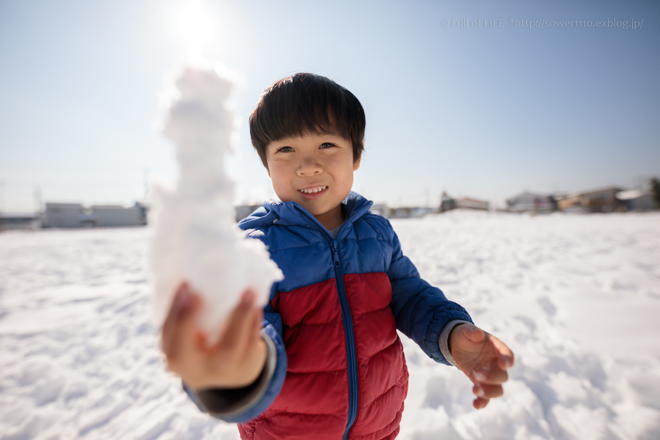 雪が積もった公園へ　PIARA-CITY Central Park_c0369219_20514298.jpg