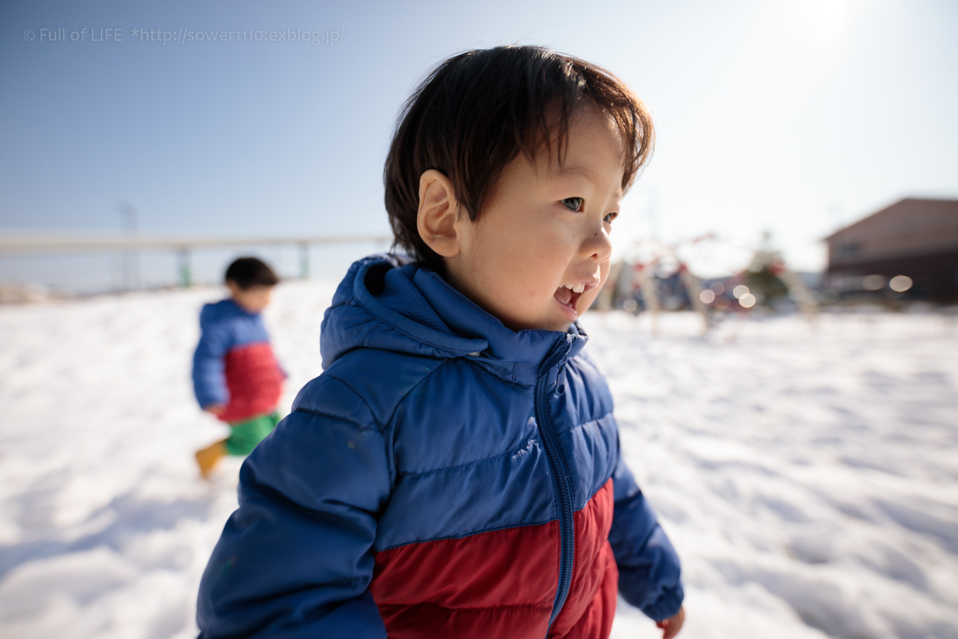 雪が積もった公園へ　PIARA-CITY Central Park_c0369219_21001646.jpg