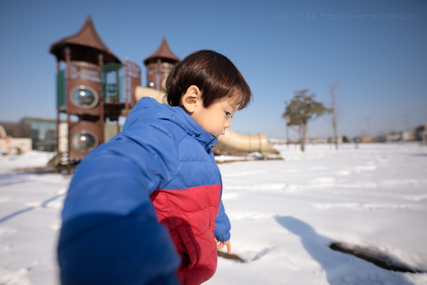 雪が積もった公園へ　PIARA-CITY Central Park_c0369219_21043352.jpg