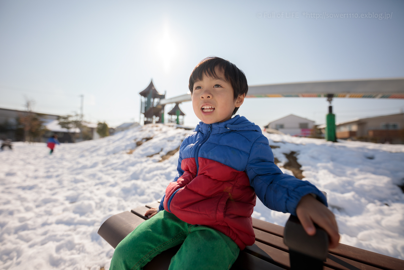 雪が積もった公園へ　PIARA-CITY Central Park_c0369219_21095368.jpg