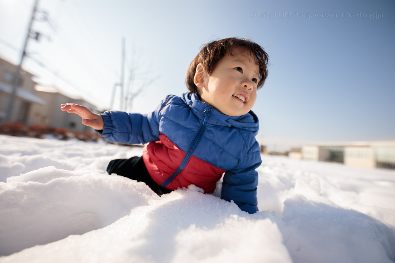 雪が積もった公園へ　PIARA-CITY Central Park_c0369219_21113143.jpg