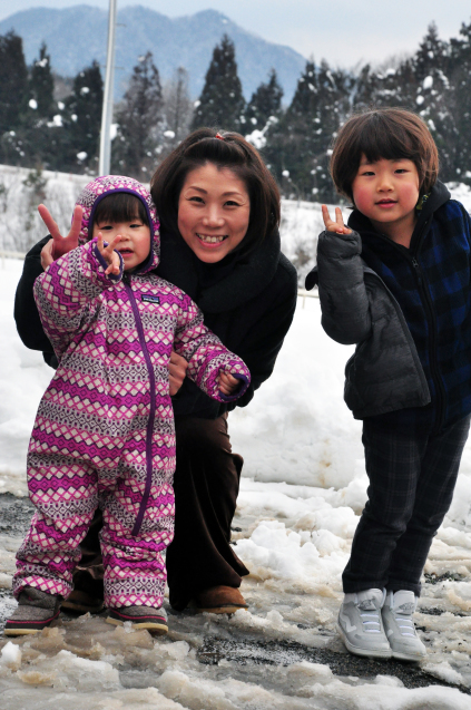 積雪のある日曜日　1/28_b0214652_17414724.jpg