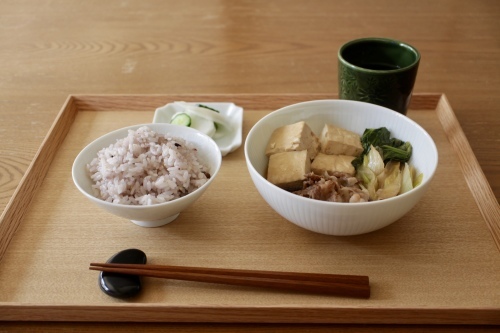 肉豆腐定食_f0220354_11540941.jpeg