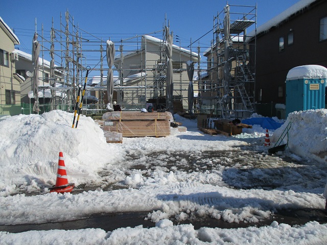 現場の様子（上前島町の家）　その三_c0247768_85054.jpg