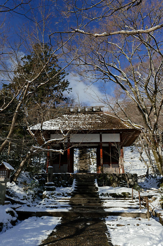 京都の雪景色2018@嵯峨野 常寂光寺_f0032011_20055019.jpg
