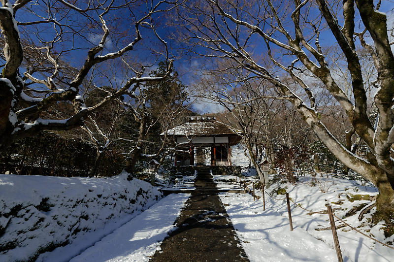 京都の雪景色2018@嵯峨野 常寂光寺_f0032011_20055080.jpg