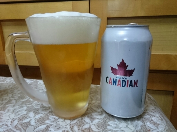 2/4夜勤明け モルソン・カナディアン・ビール with 第52回スーパーボウル_b0042308_18213715.jpg