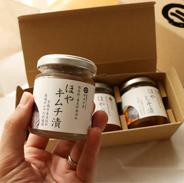 山内鮮魚店の「ホヤ塩辛づくし」のホヤがまるでホヤ刺しみたいで美味い_c0060143_22262491.jpg