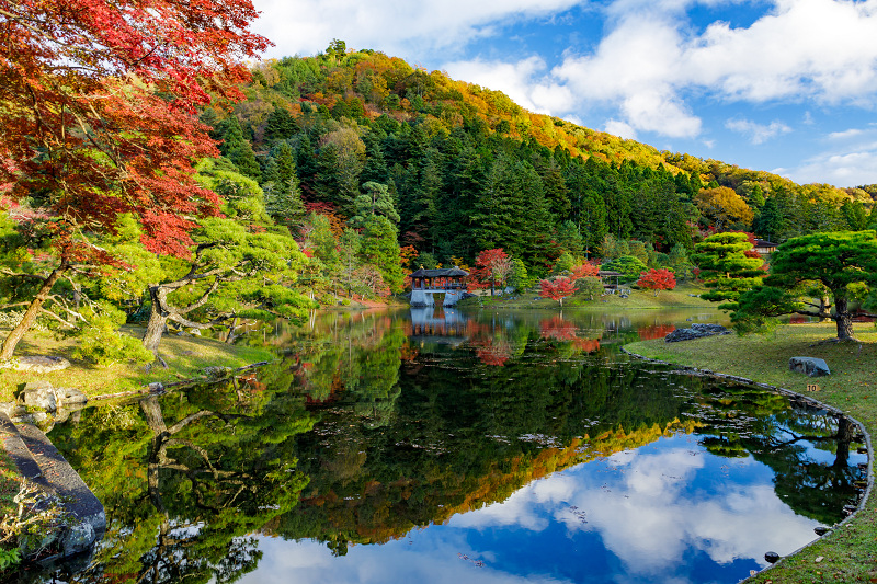 京都の紅葉2017 魅惑の修学院離宮（浴龍池編）_f0155048_23454779.jpg