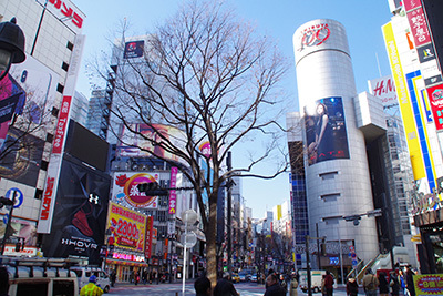 2月5日(月)の109前交差点_b0056983_14534504.jpg