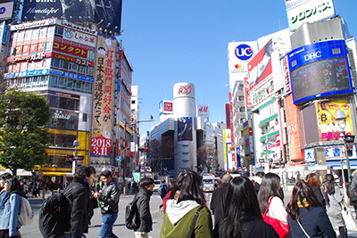 2月5日(月)の109前交差点_b0056983_14534562.jpg