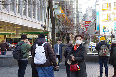 2月5日(月)の109前交差点_b0056983_14534619.jpg