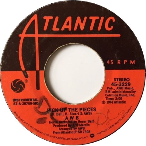 Average White Band ‎– Pick Up The Pieces / Work To Do : まわるよ