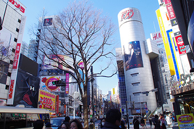 2月7日(水)の109前交差点_b0056983_15052113.jpg