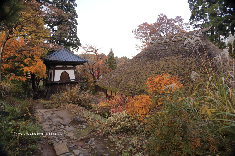 飯山市　正受庵の冬と秋_e0162089_20502912.jpg