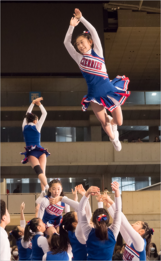 日本大学中学校 CHERRIES（第4回全日本中学校チアリーディング選手権大会） _f0105694_11372259.jpg