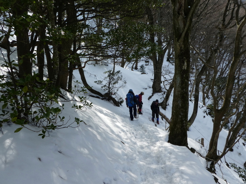 雪の養老山 (858.9M) 　下山 編_d0170615_13441691.jpg