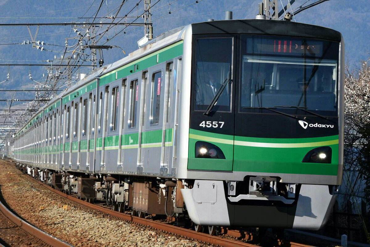 ウソ電】色交換 小田急4000×東京メトロ16000 : Kasumi&#39;s U_S_O_Train Diary
