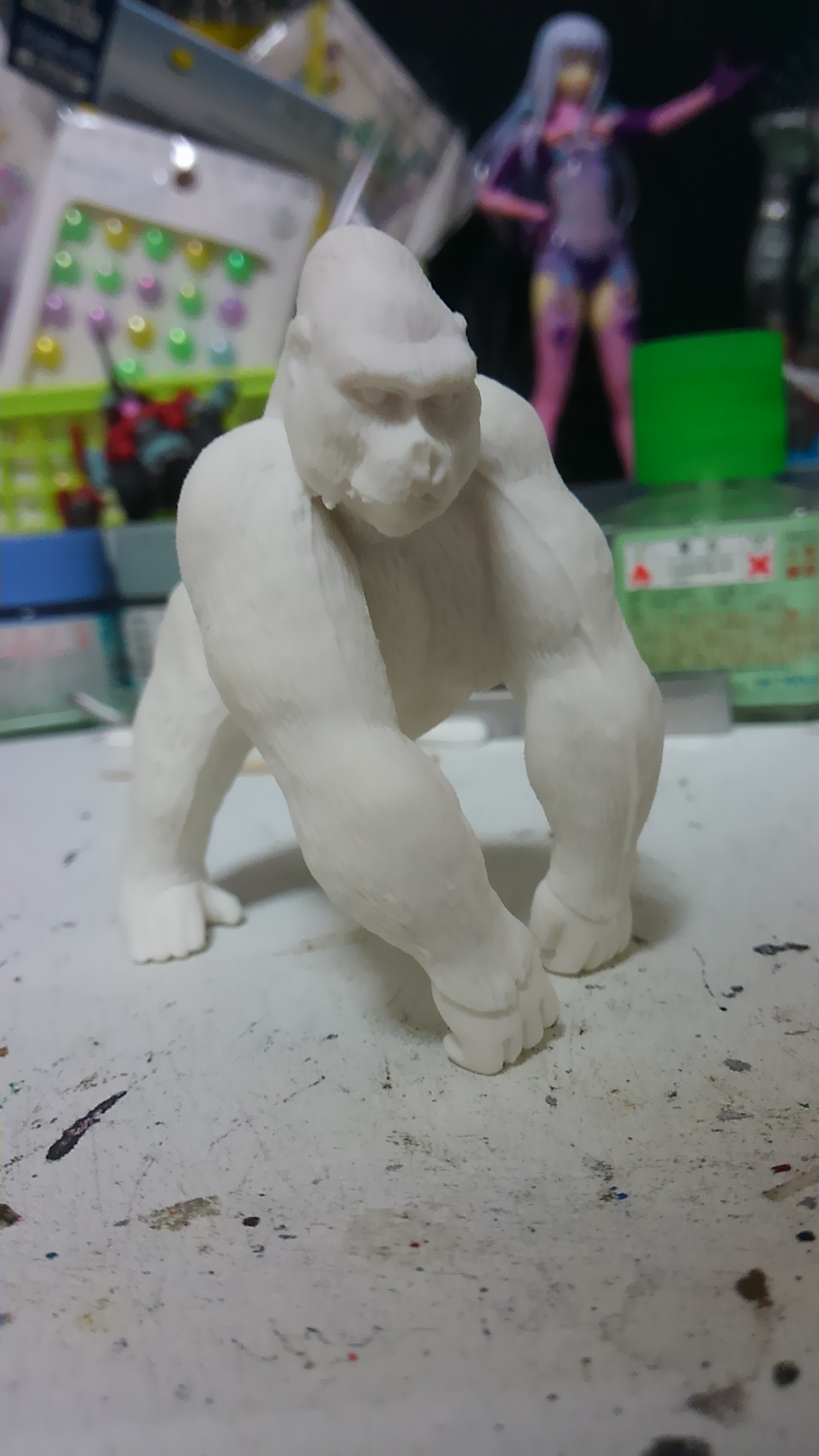 五年前百均で一目惚れして買ったゴリラの消しゴム 五年前百均で一目惚れして買ったゴリラの消しゴム