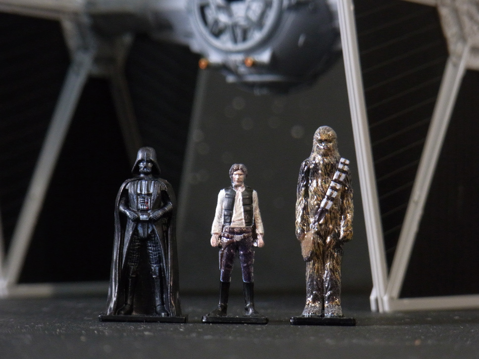バンダイ STAR WARS スケールモデルシリーズ MINI FIGURE : SPACE Q