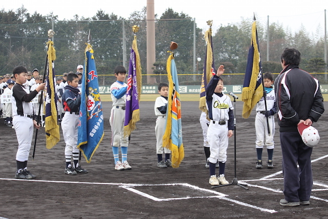 平成２９年　富田林少年軟式野球連盟　お別れ大会　開会式_c0309012_18554186.jpg