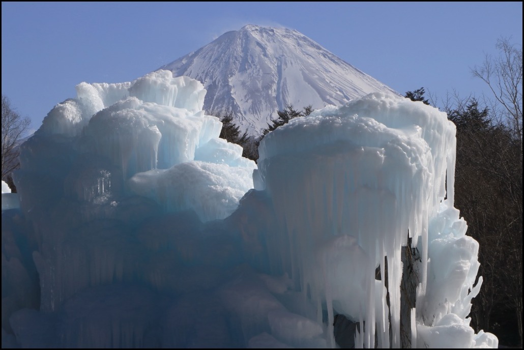 西湖樹氷まつり終了 富士山大好き 写真は最高 西湖樹氷まつり終了 富士山大好き 写真は最高