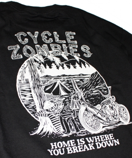 Cycle Zombies ステンシル　ミリタリーシャツ Cycle Zombies ステンシル ミリタリーシャツ