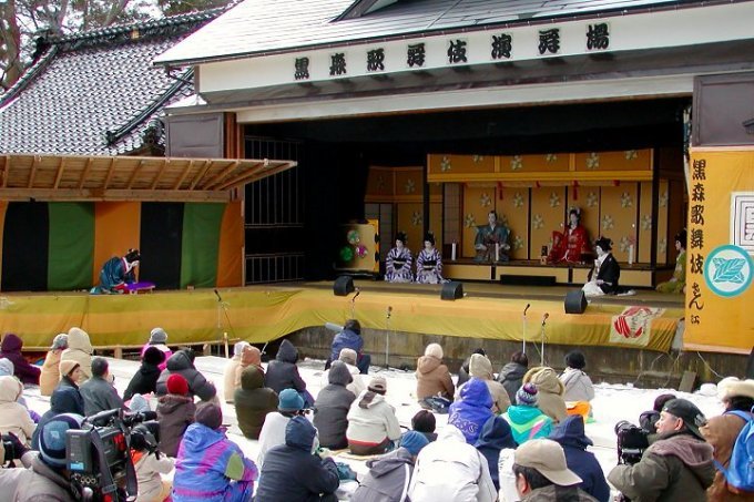 雪中芝居 黒森歌舞伎 潮風香る街から 雪中芝居 黒森歌舞伎 潮風香る街から