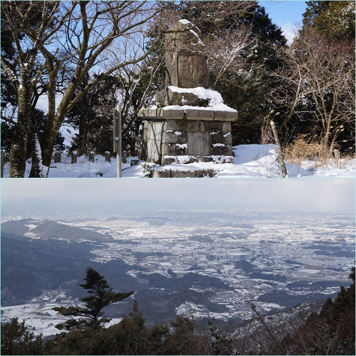 春雪の宝満山と難所ヶ滝。_f0016066_2057897.jpg