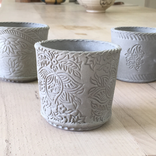 ブロックプリント たびびとの陶芸日記 ブロックプリント たびびとの陶芸日記