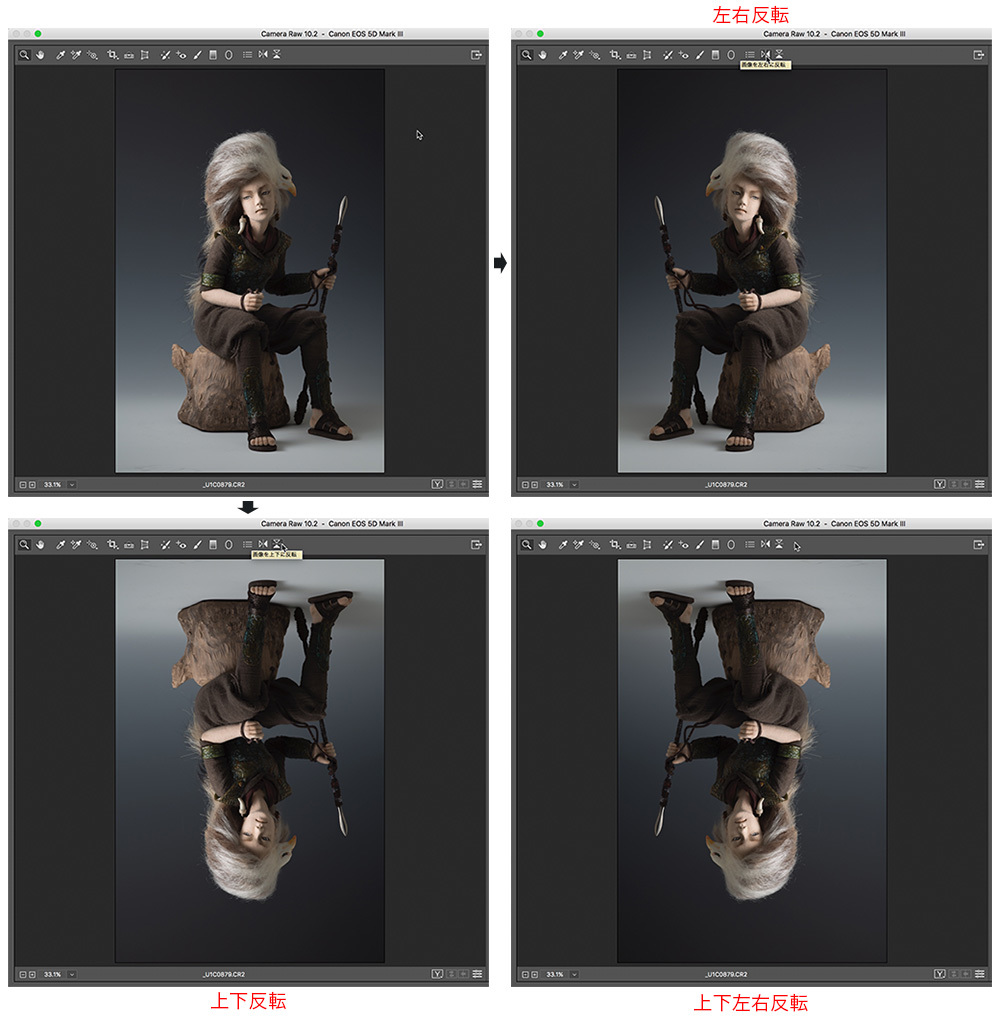 Adobe Camera Raw 10 2 アップデート 新機能 上下左右反転 Lightcrew Digital Note