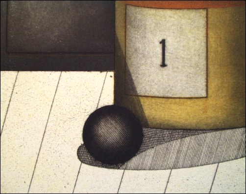 フリードリヒ・メクセペルの銅版画「Drei Flaschen」（1967
